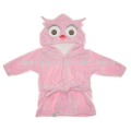 Peignoir en peluche Owl, Polyester, Amusement supplémentaire pour le bain, Peignoir Super mignon